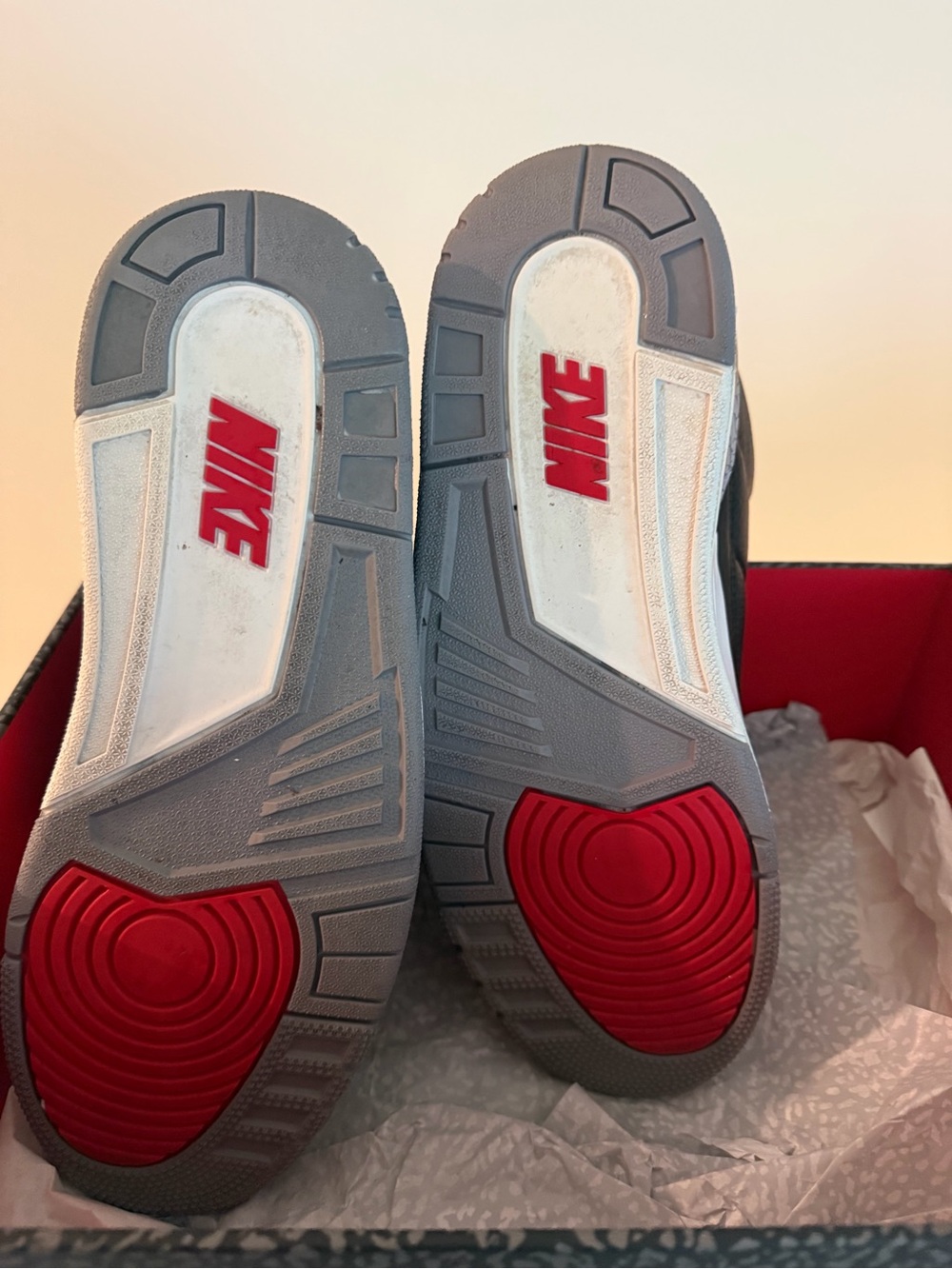 Jordan 3’s- Men Black Cement - Picture 5 of 5